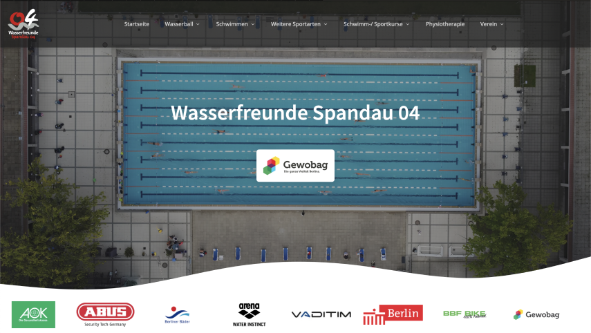 Wasserfreunde Spandau 04 website